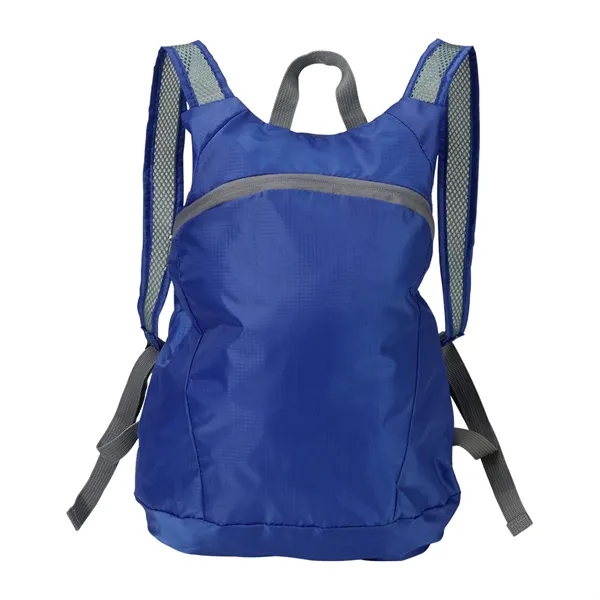Foldable ripstop travel backpack plus 1 color silkscreen imprint on 1... from ASI 37218 Athena Promo (tm)