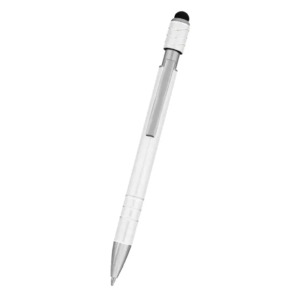 Aluminum, click-action pen with fidget spinning top and stylus.... from ASI 61125 Hit Promotional Products / Hit®