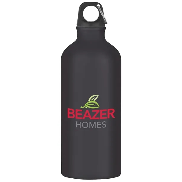 20 oz. Aluminum bike bottle with split ring and black lid.... from ASI 61125 Hit Promotional Products / Hit®