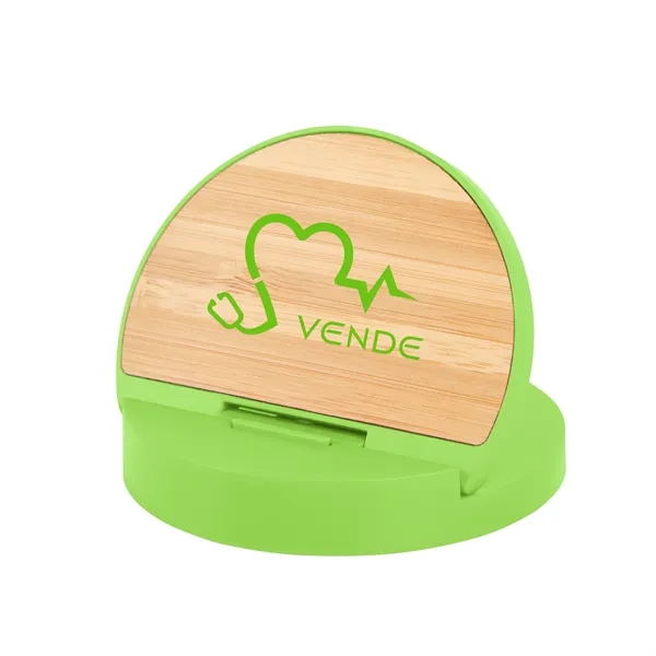 Wireless charger and phone stand with a type-C input and cord... from ASI 61125 Hit Promotional Products / Hit®