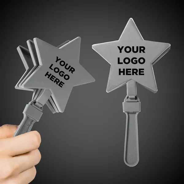 7" plastic star-shaped hand clapper... from ASI 42016 Brighter Promotions Inc / Chemical Light™