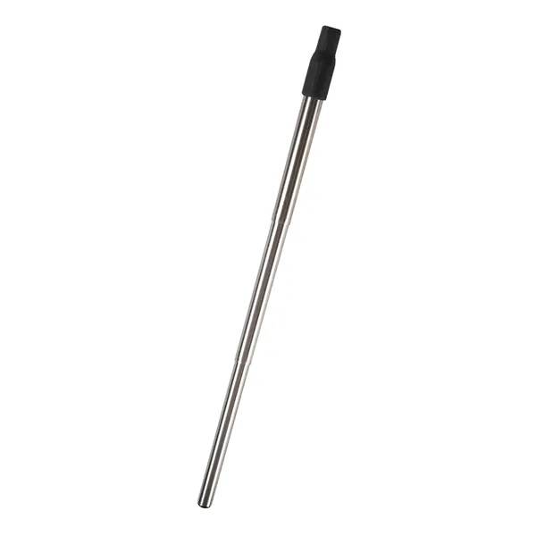 9" collapsible, reusable stainless steel straw with silicone tip and wire... from ASI 61125 Hit Promotional Products / Hit®