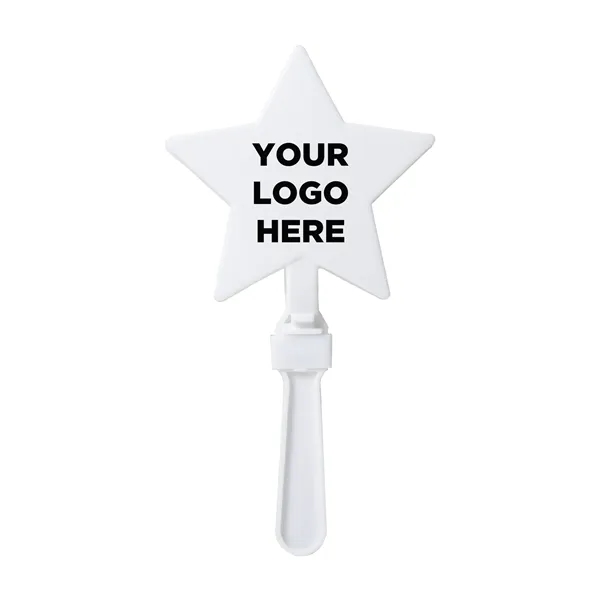 7" plastic star-shaped hand clapper... from ASI 42016 Brighter Promotions Inc / Chemical Light™