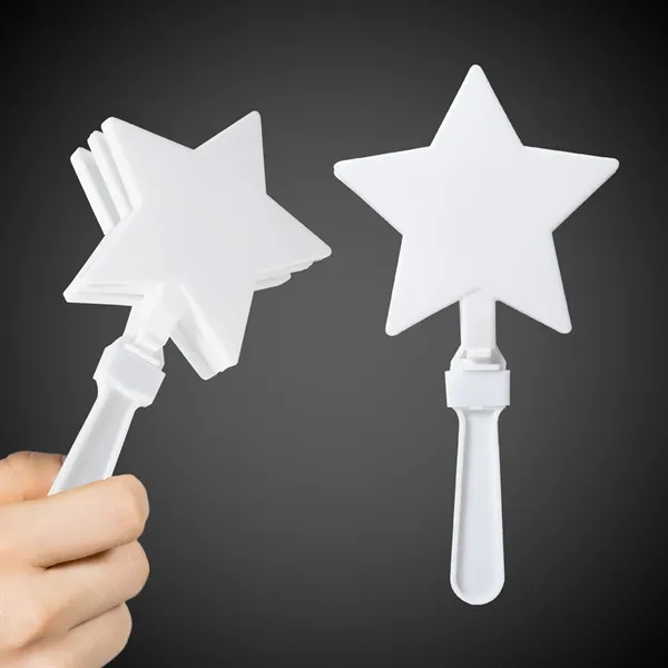 7" plastic star-shaped hand clapper... from ASI 42016 Brighter Promotions Inc / Chemical Light™