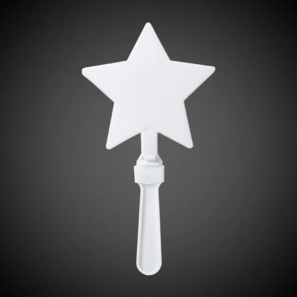 7" plastic star-shaped hand clapper... from ASI 42016 Brighter Promotions Inc / Chemical Light™