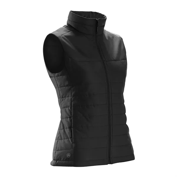 Women's quilted vest with a water-repellent finish, zippered pockets and a... from ASI 61125 Hit Promotional Products / Hit®
