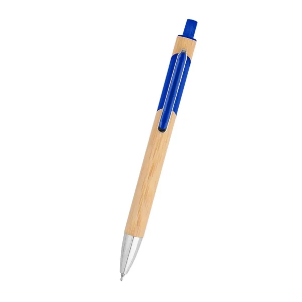 Bamboo pen with a plunger-action mechanism.... from ASI 61125 Hit Promotional Products / Hit®