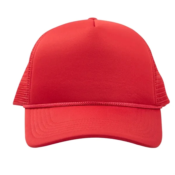 Trucker cap with a five-panel design, structured crown, pre-curved visor, adjustable... from ASI 61125 Hit Promotional Products / Hit®