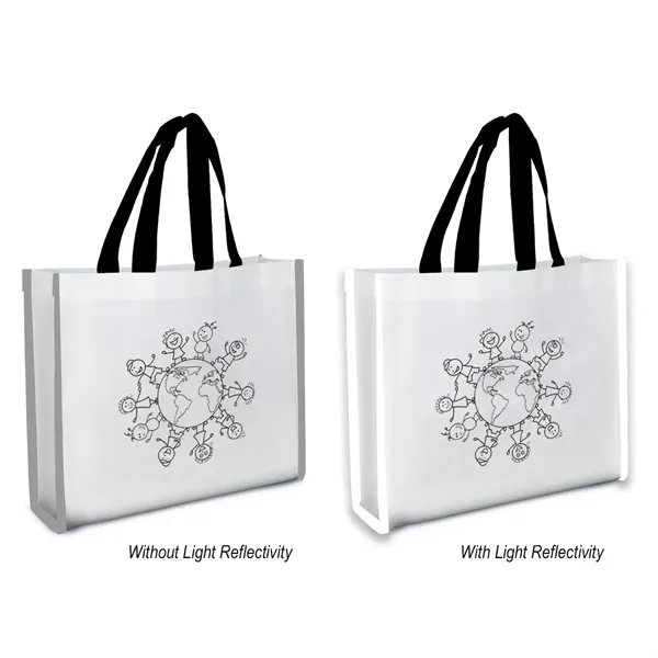 Coloring tote bag made of non-woven, coated water-resistant polypropylene with a... from ASI 61125 Hit Promotional Products / Hit®