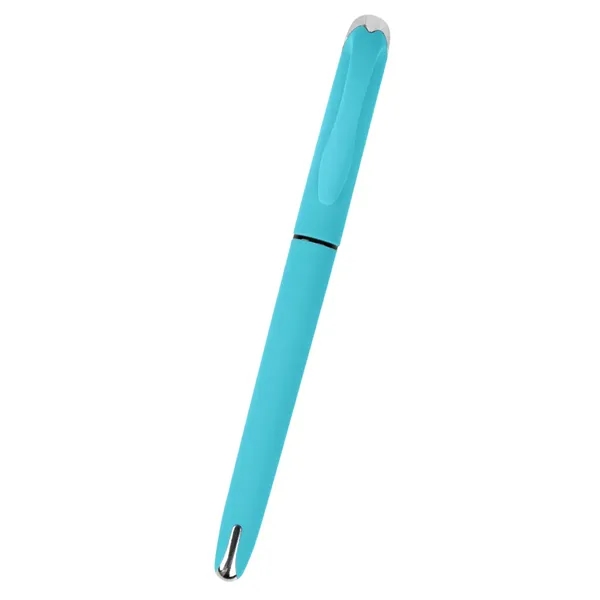 Gel pen with rubberized barrel, removable cap and pocket clip.... from ASI 61125 Hit Promotional Products / Hit®