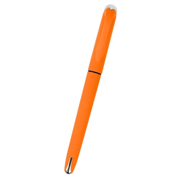Gel pen with rubberized barrel, removable cap and pocket clip.... from ASI 61125 Hit Promotional Products / Hit®
