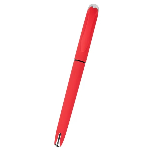 Gel pen with rubberized barrel, removable cap and pocket clip.... from ASI 61125 Hit Promotional Products / Hit®
