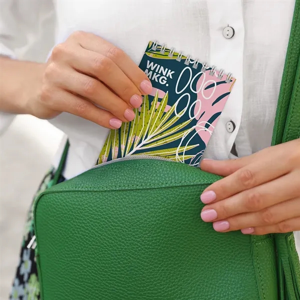 Top spiral notebook with 50 pages, coil binding and cover.... from ASI 61125 Hit Promotional Products / Hit®