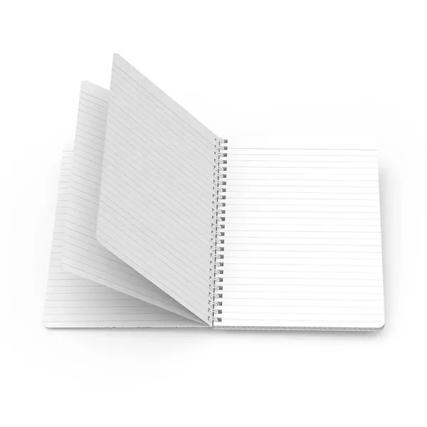 Side spiral notebook with 50 pages, coil binding and customization.... from ASI 61125 Hit Promotional Products / Hit®