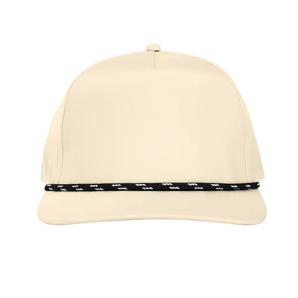 Cap with a 5-panel design, mid-profile, adjustable plastic snapback closure, structured... from ASI 61125 Hit Promotional Products / Hit®