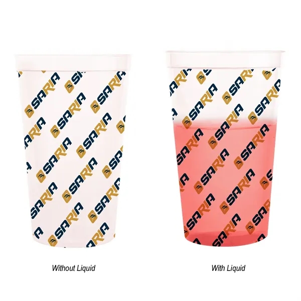 22 oz. color-changing plastic stadium cup.... from ASI 61125 Hit Promotional Products / Hit®