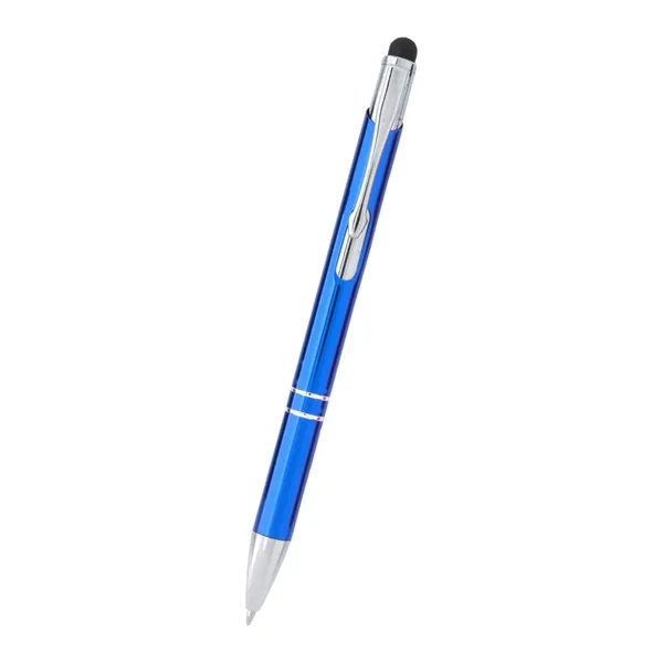 Plunger-action stylus pen made of aluminum and available in six colors.... from ASI 61125 Hit Promotional Products / Hit®