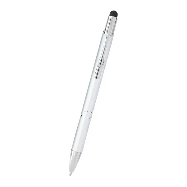 Plunger-action stylus pen made of aluminum and available in six colors.... from ASI 61125 Hit Promotional Products / Hit®