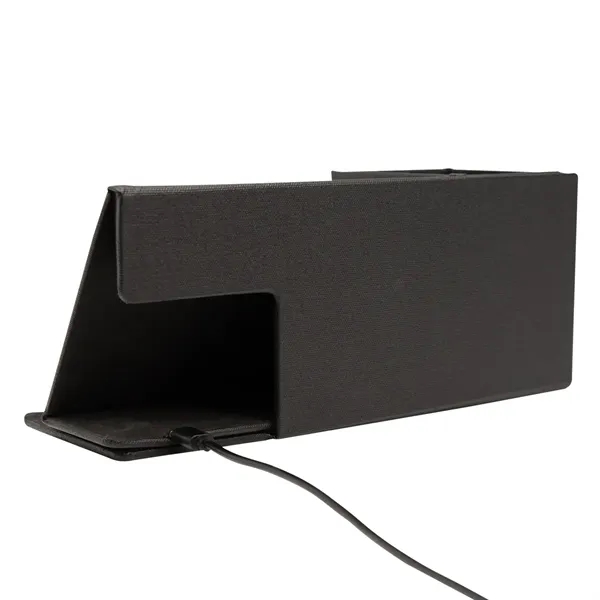 Leather desk organizer with wireless charger and dry erase board.... from ASI 61125 Hit Promotional Products / Hit®