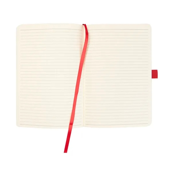 100 lined page notebook with bookmark, strap closure, pen loop and... from ASI 61125 Hit Promotional Products / Hit®