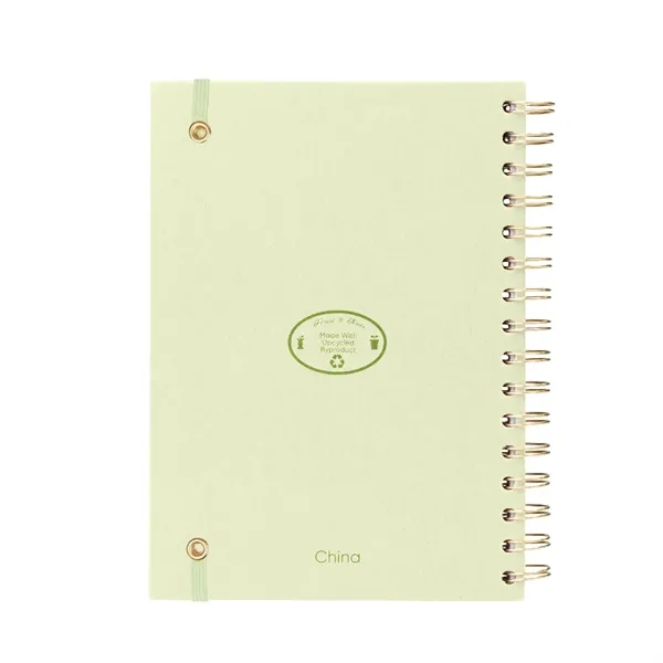 100 page lined notebook with strap closure and cover made from... from ASI 61125 Hit Promotional Products / Hit®