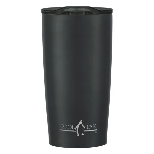 20 oz. stainless steel tumbler with double wall construction and snap-on,... from ASI 61125 Hit Promotional Products / Hit®