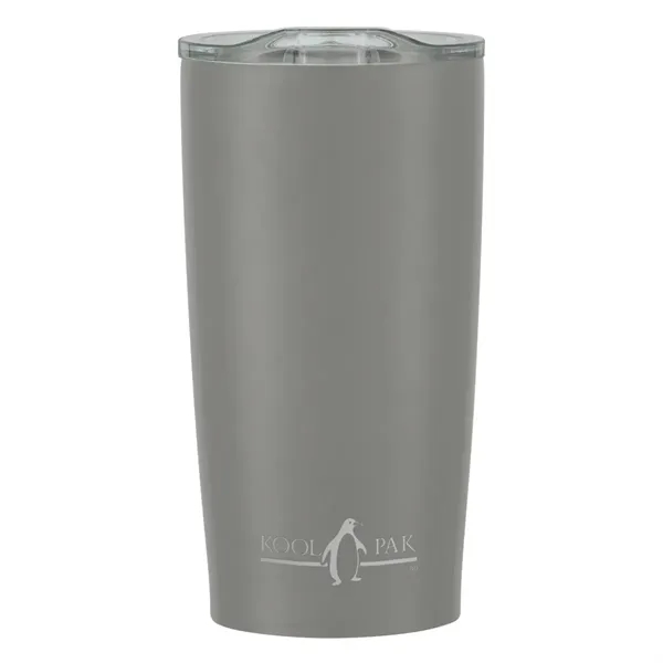 20 oz. stainless steel tumbler with double wall construction and snap-on,... from ASI 61125 Hit Promotional Products / Hit®