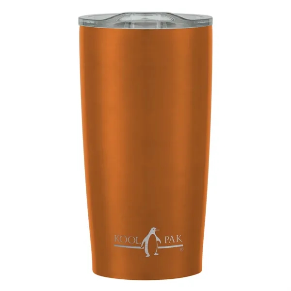 20 oz. stainless steel tumbler with double wall construction and snap-on,... from ASI 61125 Hit Promotional Products / Hit®