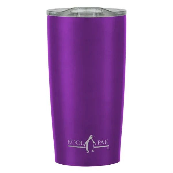 20 oz. stainless steel tumbler with double wall construction and snap-on,... from ASI 61125 Hit Promotional Products / Hit®