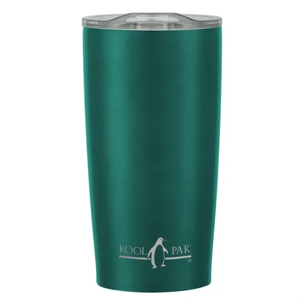 20 oz. stainless steel tumbler with double wall construction and snap-on,... from ASI 61125 Hit Promotional Products / Hit®