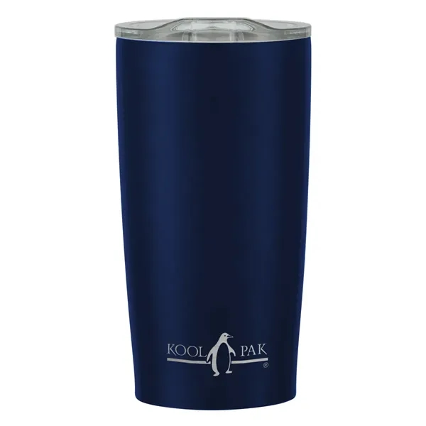 20 oz. stainless steel tumbler with double wall construction and snap-on,... from ASI 61125 Hit Promotional Products / Hit®