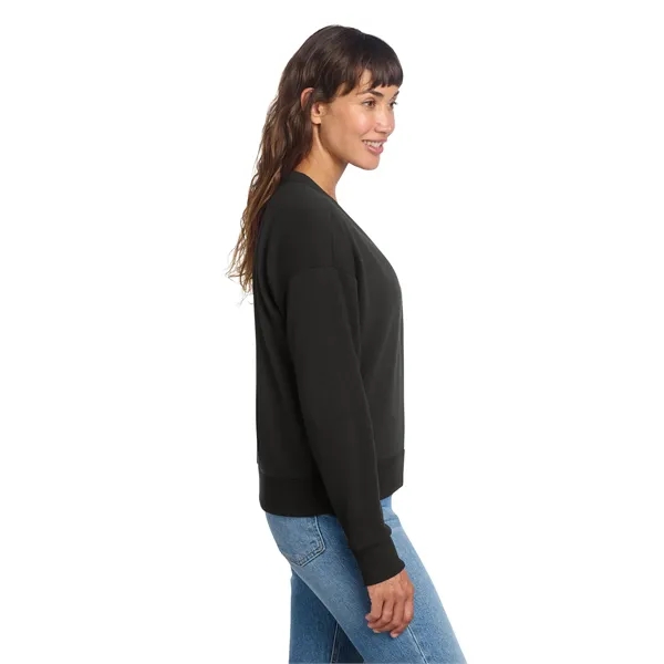District Women's Perfect Tri Fleece V-Neck Sweatshirt... from ASI 84863 SanMar