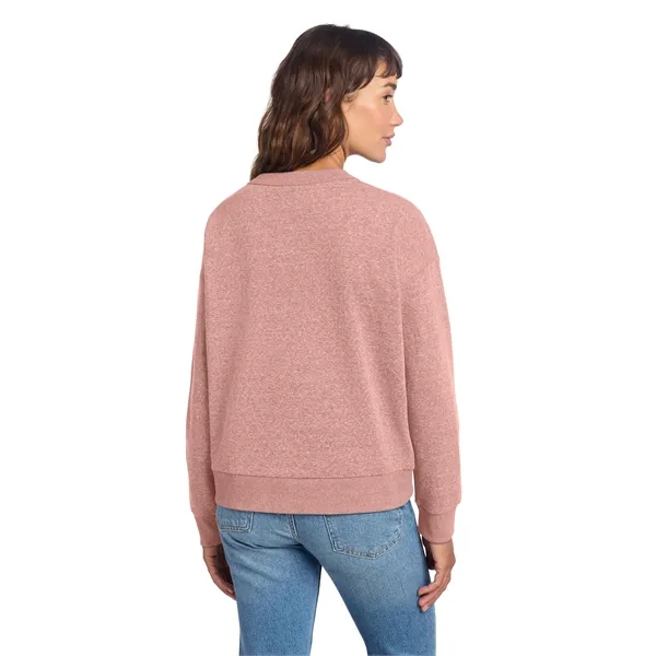 District Women's Perfect Tri Fleece V-Neck Sweatshirt... from ASI 84863 SanMar