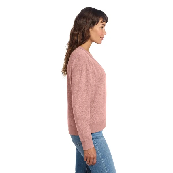 District Women's Perfect Tri Fleece V-Neck Sweatshirt... from ASI 84863 SanMar