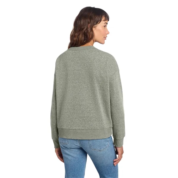 District Women's Perfect Tri Fleece V-Neck Sweatshirt... from ASI 84863 SanMar