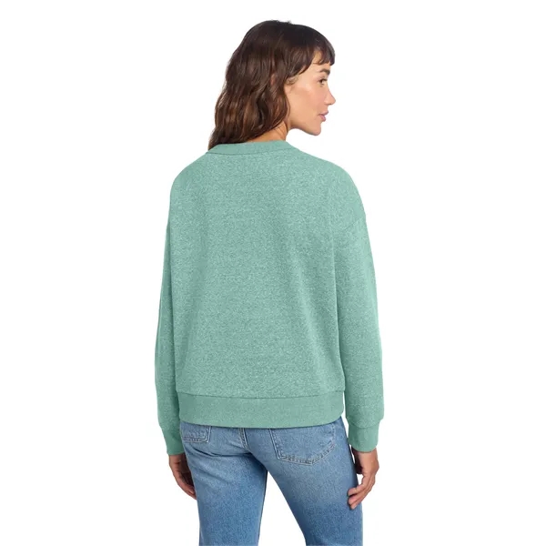 District Women's Perfect Tri Fleece V-Neck Sweatshirt... from ASI 84863 SanMar