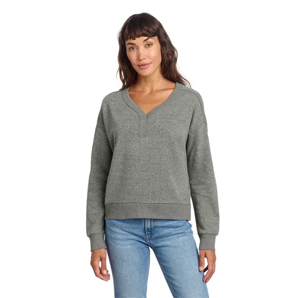 District Women's Perfect Tri Fleece V-Neck Sweatshirt... from ASI 84863 SanMar