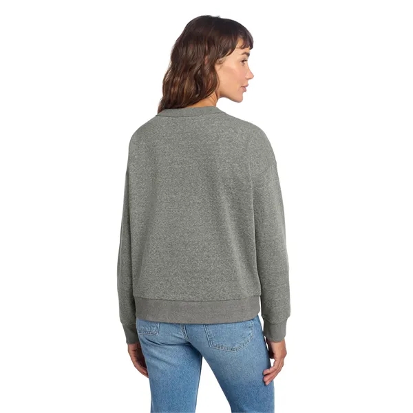 District Women's Perfect Tri Fleece V-Neck Sweatshirt... from ASI 84863 SanMar