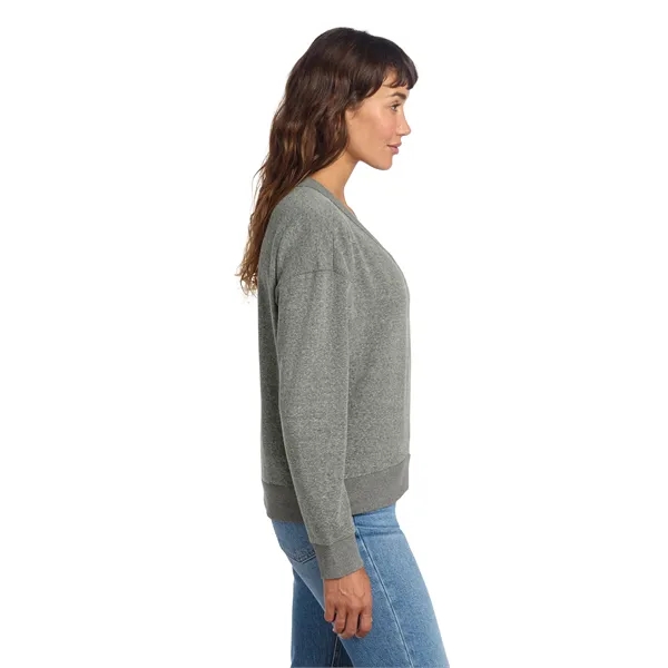 District Women's Perfect Tri Fleece V-Neck Sweatshirt... from ASI 84863 SanMar