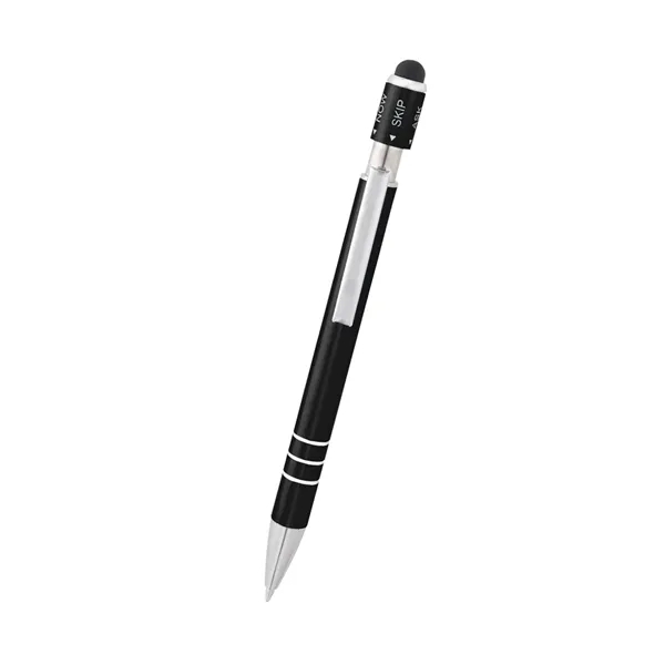 Recycled Aluminum Spin Game Top Pen With Stylus... from ASI 61125 Hit Promotional Products / Hit®