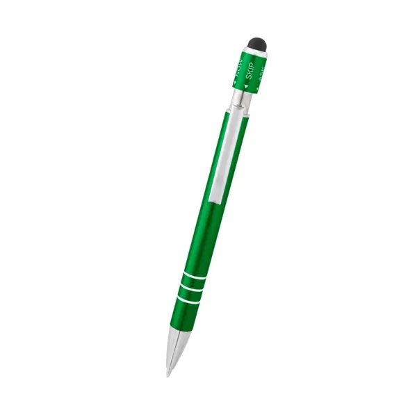 Recycled Aluminum Spin Game Top Pen With Stylus... from ASI 61125 Hit Promotional Products / Hit®