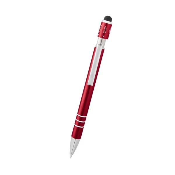 Recycled Aluminum Spin Game Top Pen With Stylus... from ASI 61125 Hit Promotional Products / Hit®
