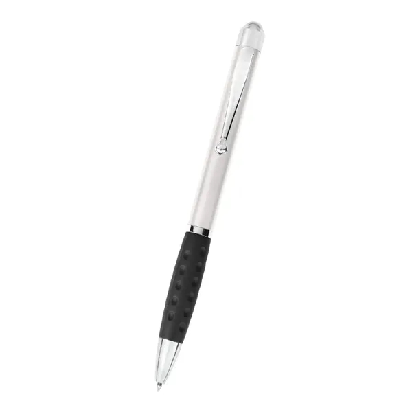 Twist-action ballpoint pen with fidget roller ball topper.... from ASI 61125 Hit Promotional Products / Hit®