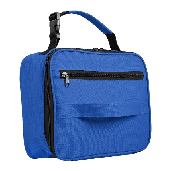 3.25" x 8" x 9.75" dual-handled lunch bag with PEVA lining.... from ASI 61125 Hit Promotional Products / Hit®