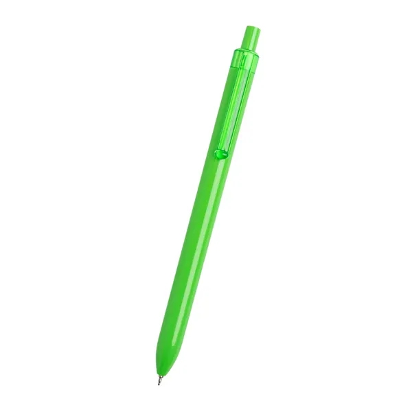 Plunger action gel ink pen made with recycled ABS.... from ASI 61125 Hit Promotional Products / Hit®