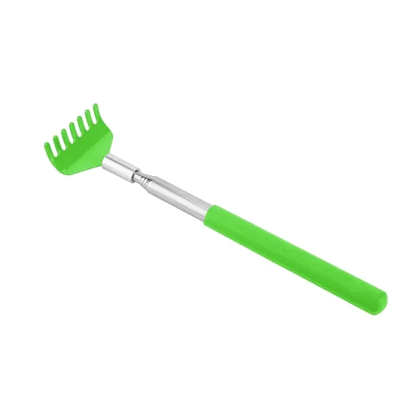 Stainless steel back scratcher with extendable design and PVC handle.... from ASI 61125 Hit Promotional Products / Hit®