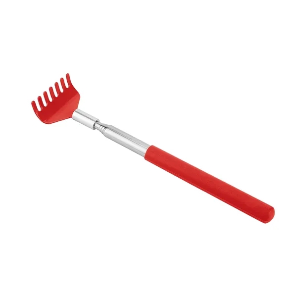 Stainless steel back scratcher with extendable design and PVC handle.... from ASI 61125 Hit Promotional Products / Hit®