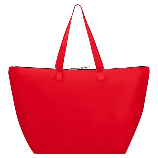 8" x 9.25" packable tote bag with trolley sleeve and pouch.... from ASI 61125 Hit Promotional Products / Hit®