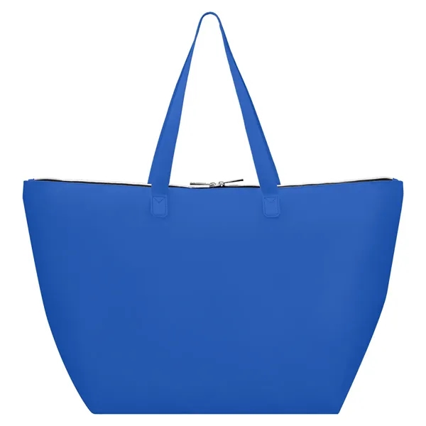 8" x 9.25" packable tote bag with trolley sleeve and pouch.... from ASI 61125 Hit Promotional Products / Hit®