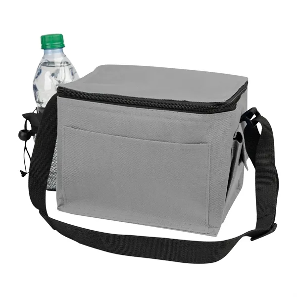 6 can capacity cooler bag with adjustable shoulder strap and PEVA... from ASI 61125 Hit Promotional Products / Hit®